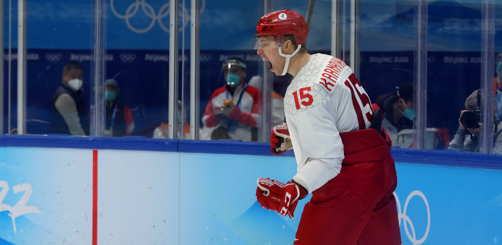 Российские хоккеисты обыграли Данию на Олимпийских играх-2022